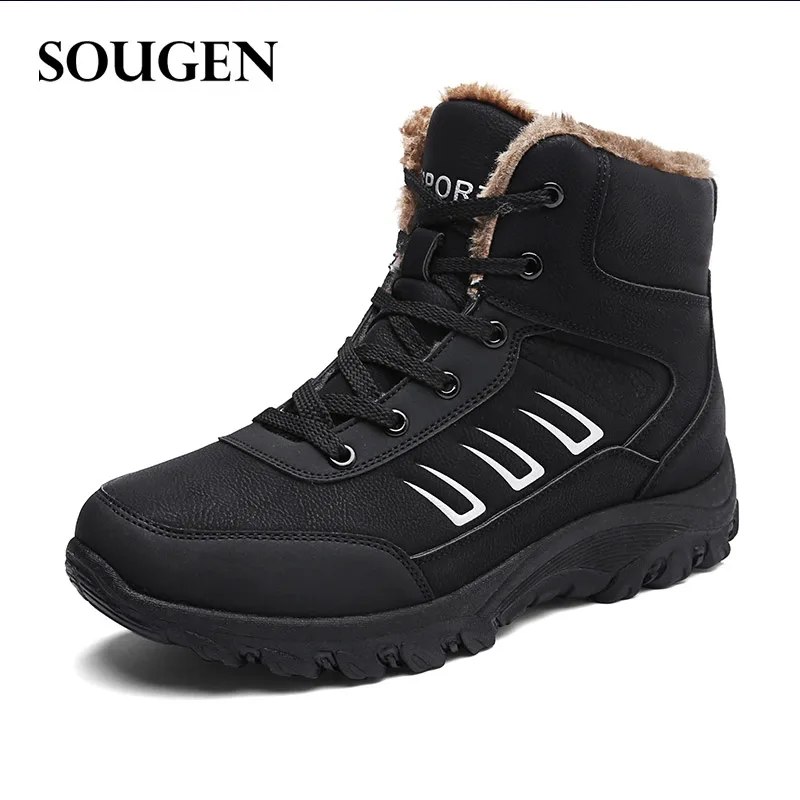 

Shoes Mens Winter Boots For Men Male Military Rubber Footwear Combat Army Tactical With Fur Timber Boot Work Large Sizes Hiking