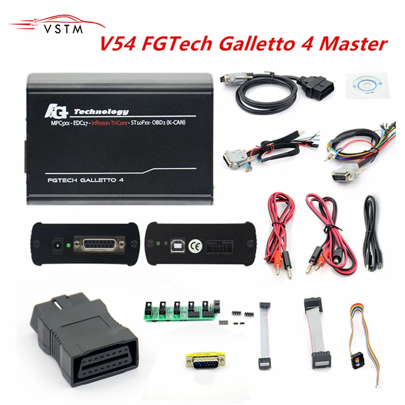 Fgtech Galletto 4 Master V54 Fg tech 2 Поддержка Функция BDM без ограничений obd2 Авто ECU чип