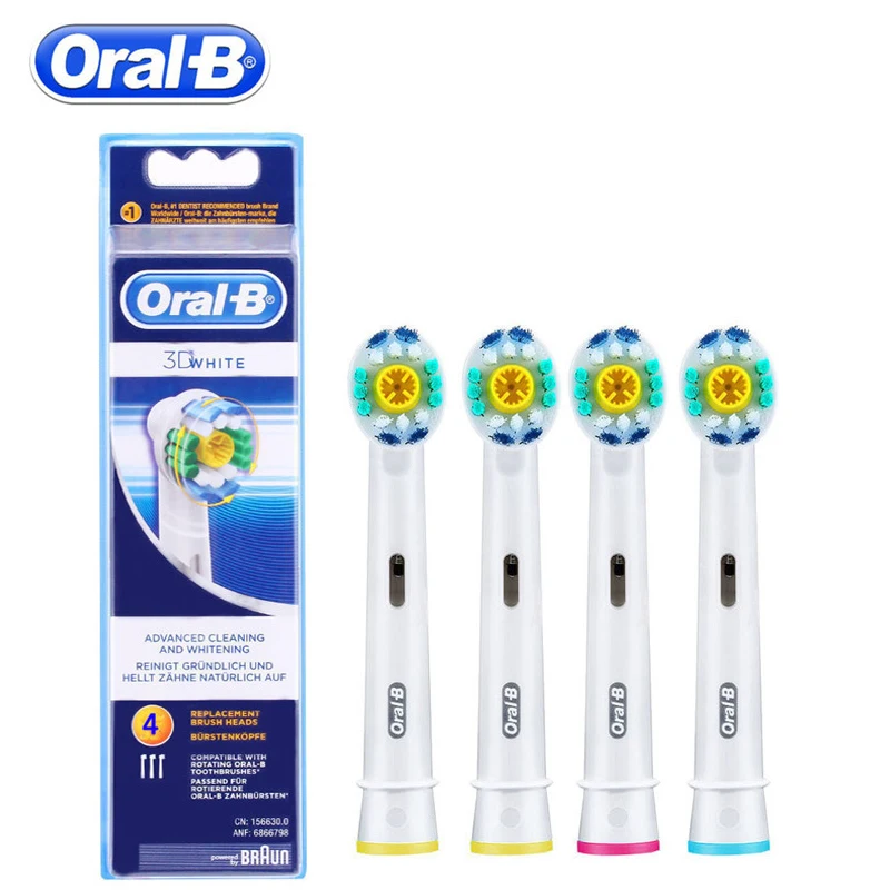 

Oral B Electric Toothbrush Heads EB18 3D White Replacement Brush Head Sonic Rotated Toothbrush Heads Oral Hygiene