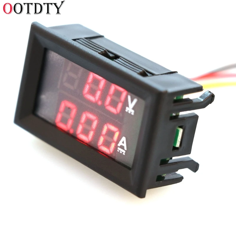 OOTDTY DC 0 100V 10A двойной светодиодный цифровой вольтметр Амперметр Напряжение