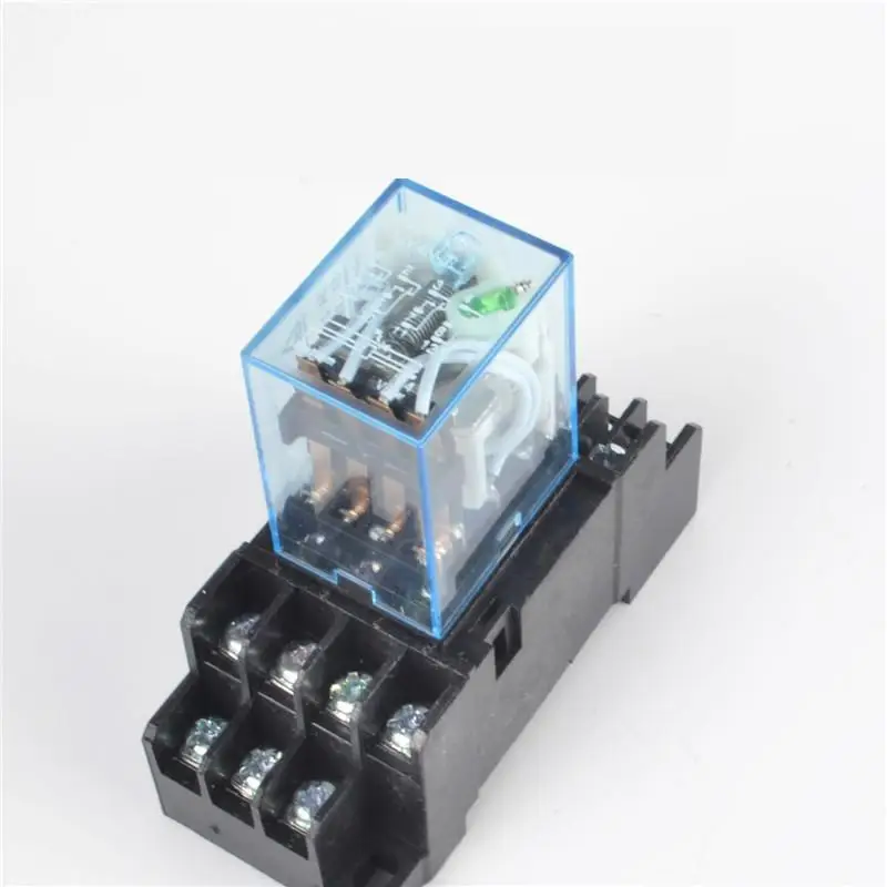 1 компл. MY4NJ DC12V AC12V DC24V AC24V катушки 4NO 4NC реле на din-рейку 14 Pin + база Мини | Обустройство