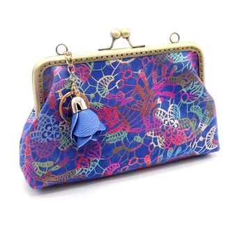 

Famous Brand Small Coin Purses 2016 Fashion Canvas Women's Wallt Lady Retro Coin Bag Wallet Chain Handbag Portefeuille Femme #12