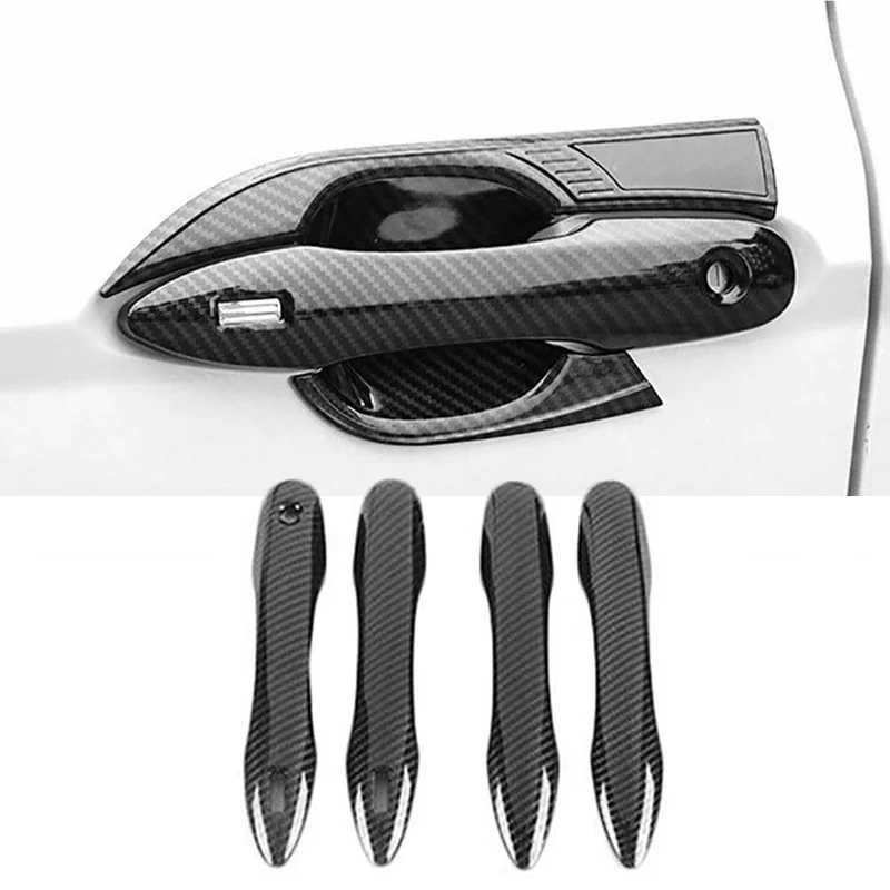 Decoración Exterior partes ABS de la manija de la puerta cubiertas de coche para Toyota Camry 2018 Protector