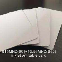 500 шт. для струйной печати rfid ПВХ удостоверение личности с чужой H3+ mfi-контроллеров f08 чип для принтеров Epson