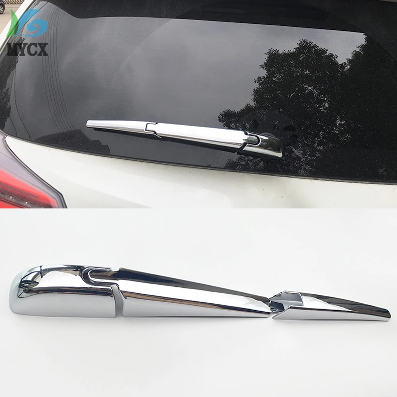ABS Chrome Rear window wiper cover Trim For toyota RAV4 RAV 4 2014 2018