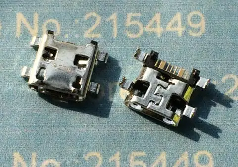 

100pcs/lot new for samsung S4 mini I9190 i9195 s5310 micro 7P USB connector with iron pin