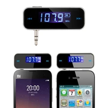 Мини универсальный передатчик 3,5 мм AUX Jack Музыка FM аудио передатчик для iPhone 4 5 6 6S Plus samsung iPad автомобиль MP3 передача