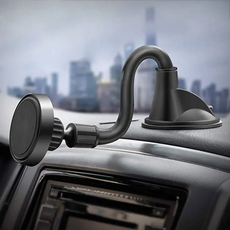 

Long Arm Universal Magnetic Cradle Windshield Dashboard Cell Phone Mount Holder Rotatable Adjustable Cell Phone Bracket