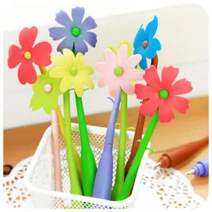 Ballpoint Pen For School Supply Creative Stationery Freebie Novel Office Gift Chancery 1 Pieces Lytwtw's Flower Bends
