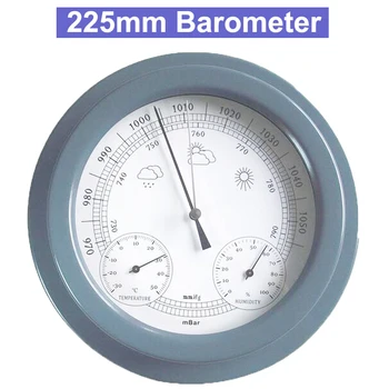 

9" 225mm Weather Station Barometer Thermometer Hygrometer Wall Hanging Tester Tools Air weather Instrument Barometers
