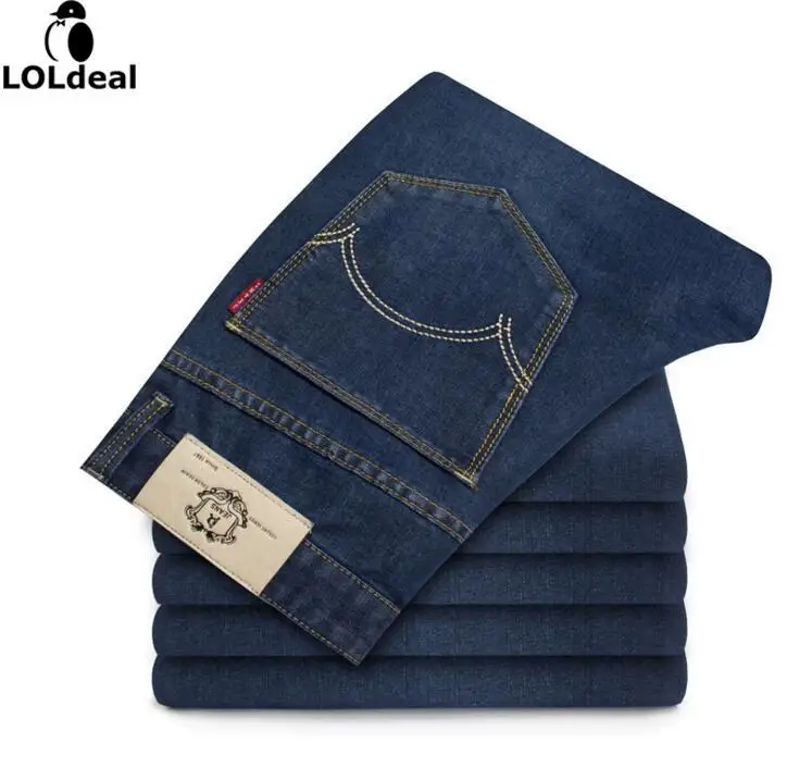 2016 Korean Version Small Straight Elastic Force Mid Waist Slim Multicolor Men S Jeans