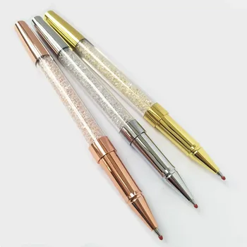 

1 pcs Creative Metal Crystal Diamond Ball Pen Set Stationery Refill 0.5mm Signature Ballpoint Pen for Office School Suppliers