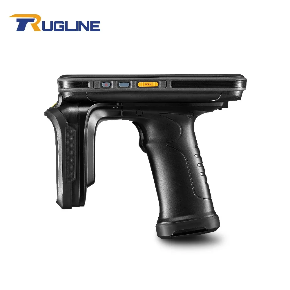 5 2 Inch 2G RAM 16G ROM Memory Handheld UHF RFID Reader Long Range IP65 With