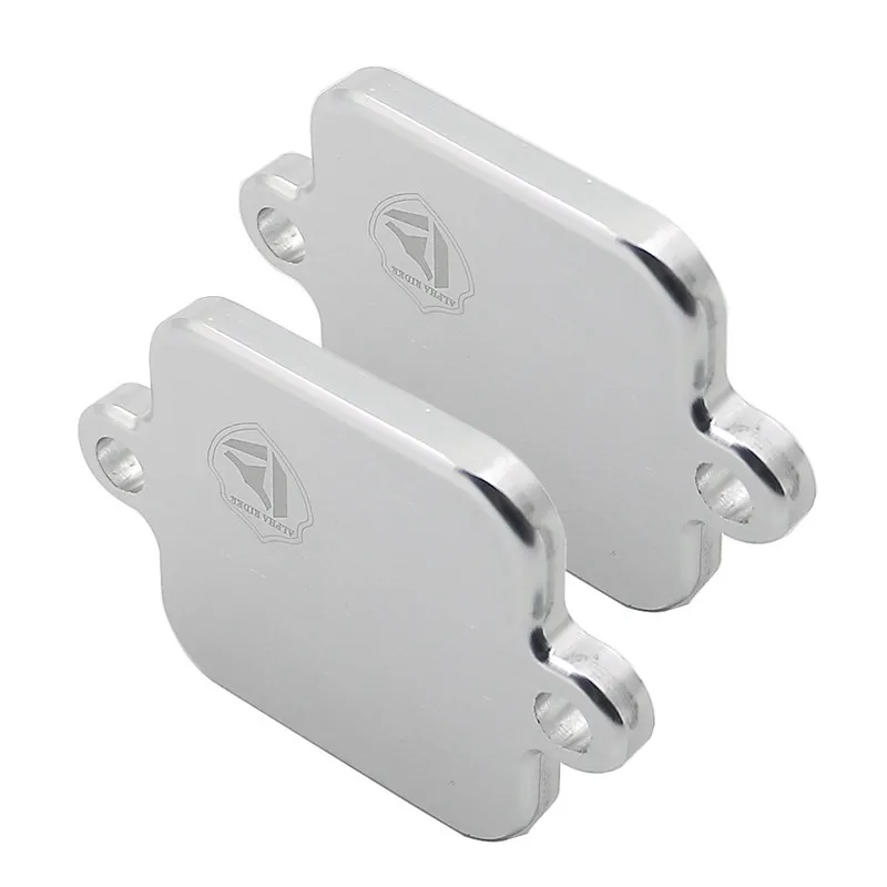 

CNC Driven Racing Exhaust Smog Block off Plates DSBLOCK For Kawasaki ZX6RR ZX636 03-08 ZX10R 03-12 ZX14R 04-08 Block-off