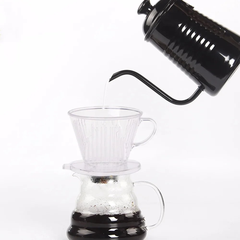 

Acrylic 101 Coffee Filter Cup High Quality Drip Filter Bowl Manually Reusable Filters