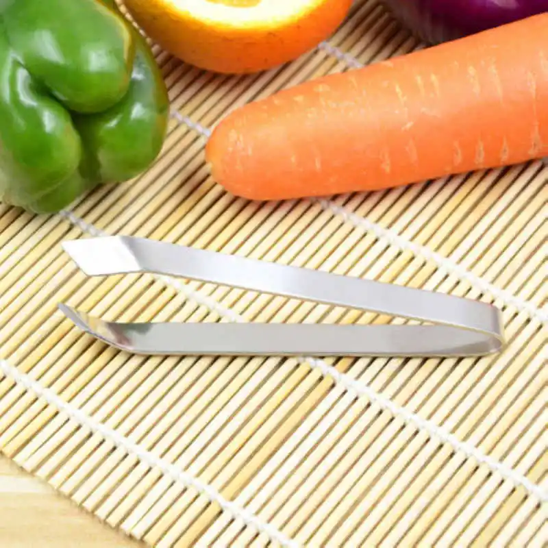 New Stainless Steel Fish Bone Vegetable Peeling Tweezers Remover Pincer Kitchen Tool
