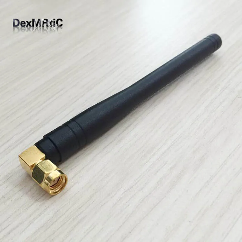 2,4 ГГц wifi антенна 3dbi Bluetooth модуль антенна OMNI RP SMA штекер правый угол#1 для wifi