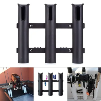 

ABS Plastic Fishing Rod Pole Holder Portable Lightweight Fishing Rod Spinning Accessories Durable Tube Mount Bracket Socket Rack