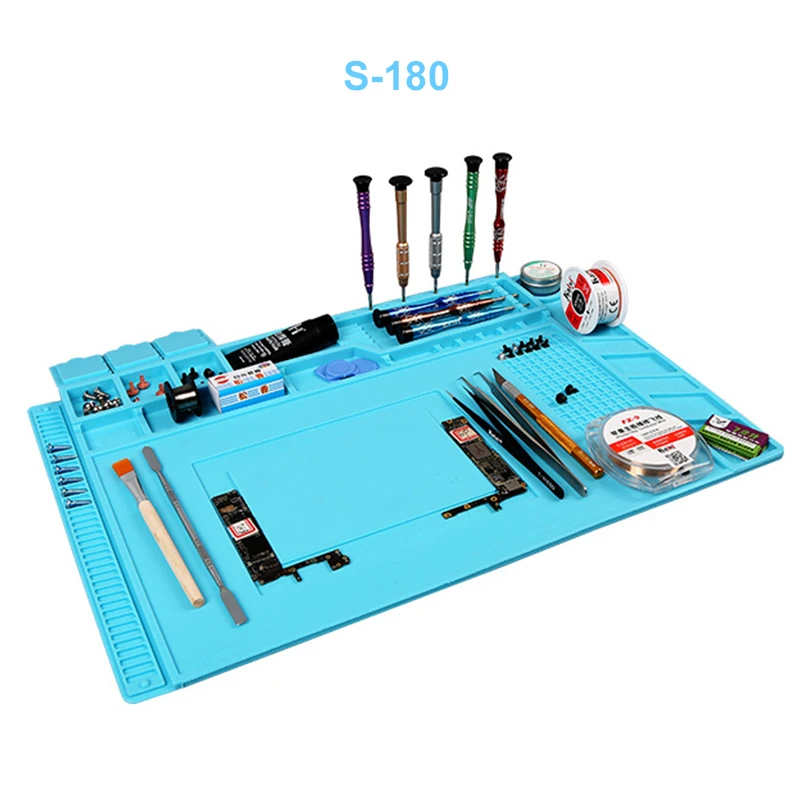 

Heat Insulation Silicone Pad Various Sizes Mobile Phone Repair Mat Maintenance Desk Mat Maintenance Soldering Station Platform
