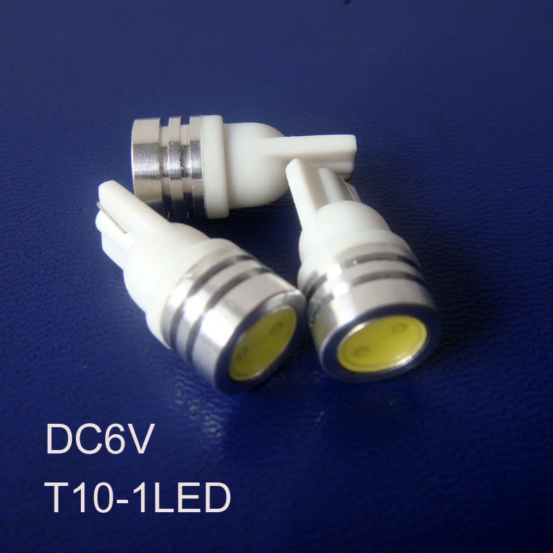 

High quality 6v 0.5w led pilot lamp T10 w5w 194 168 led bulbs,6.3v 0.5w T10 led indicator light free shipping 10pcs/lot