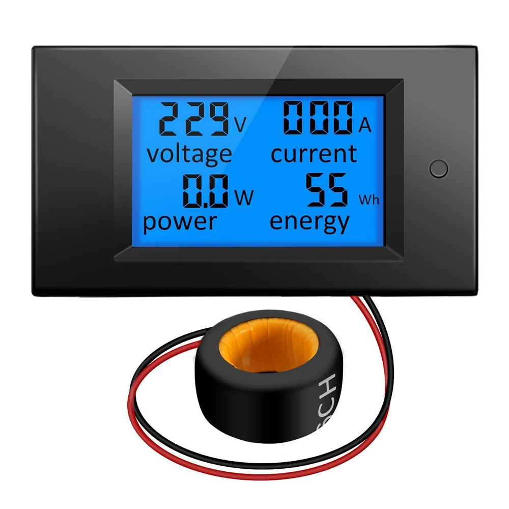 4 in 1 Digital Voltmeter ammeter usb tester current voltage meter indicator doctor Multimeter Tester 100A AC 80V-260V 20A /100A
