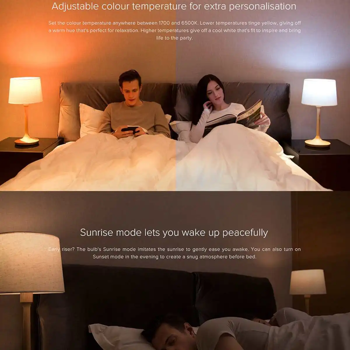Xiaomi Yee светильник, цветная лампа E27, умное приложение, wifi, пульт дистанционного управления, умный светодиодный светильник, RGB, красочный Романтический светодиодный светильник, светодиодный светильник