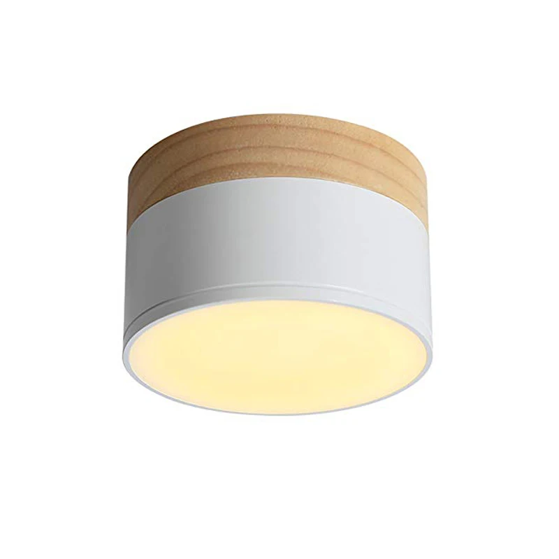  Dimmable LED Flush Mount Downlight Ceiling Mount Accent Lighting Oak Wood 5W 7W 9W 12W Ideal for Ha - 33002541875
