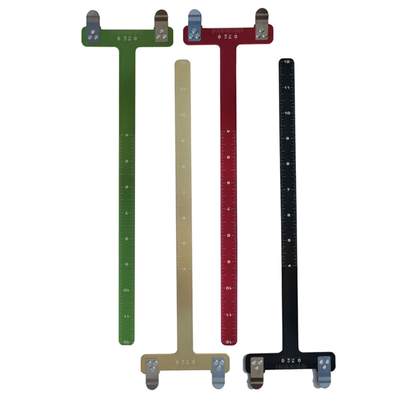 

Archery Bow T Square Aluminum Alloy Archery T Ruler Recurve Bow Arrow Nocking Points Precision Measurements Hunting
