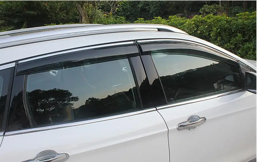 Стильный чехол для кузова, пластиковая оконная лампа, стекло, ветровой козырек, дождь/Защита от солнца, вентиляционное отверстие, 4 шт. для Ford Kuga