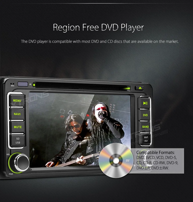 Excellent XTRONS 6.2" HD Digital Touch Screen 2 din Radio GPS Navigation Car DVD Player for Toyota Toyota RAV4 VIos Hilux Terios Fortuner 15