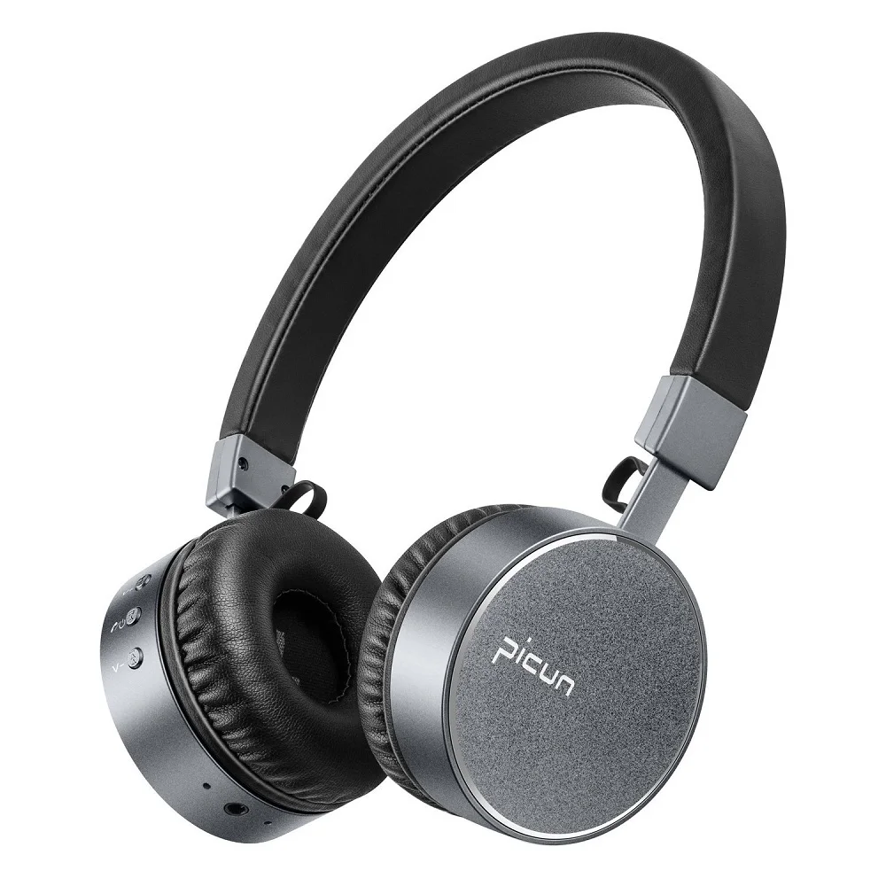 Picun P10 Wireless Bluetooth Headphones Hifi Stereo On Ear Headset Noise Cancelling Earphone With Mic For Kids Girl Boy Women