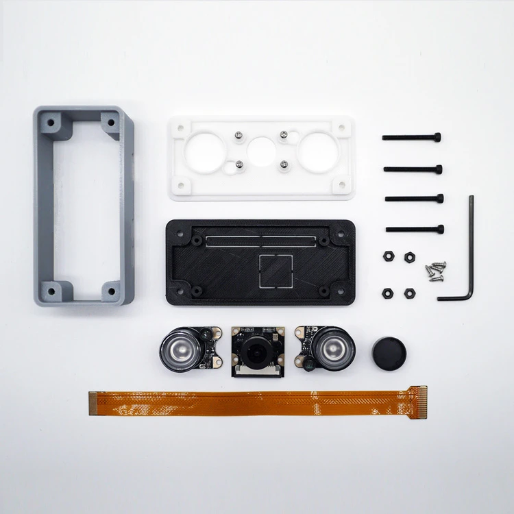 Raspberry Pi Zero W Kit чехол с 3D принтом + камера ночного видения 5 Мп SD карта 32 ГБ