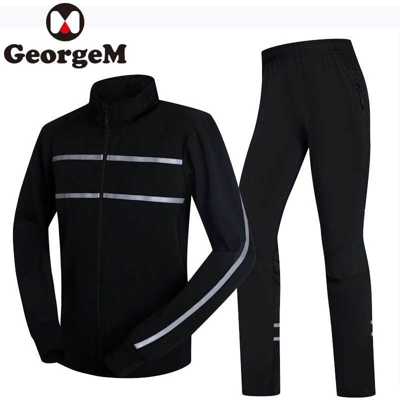 

New Winter Waterproof Cycling Clothes Sets Long Sleeve Jerseys + Pants Men Cycling Jackets Suits Outdoor Sports Bike Clothing