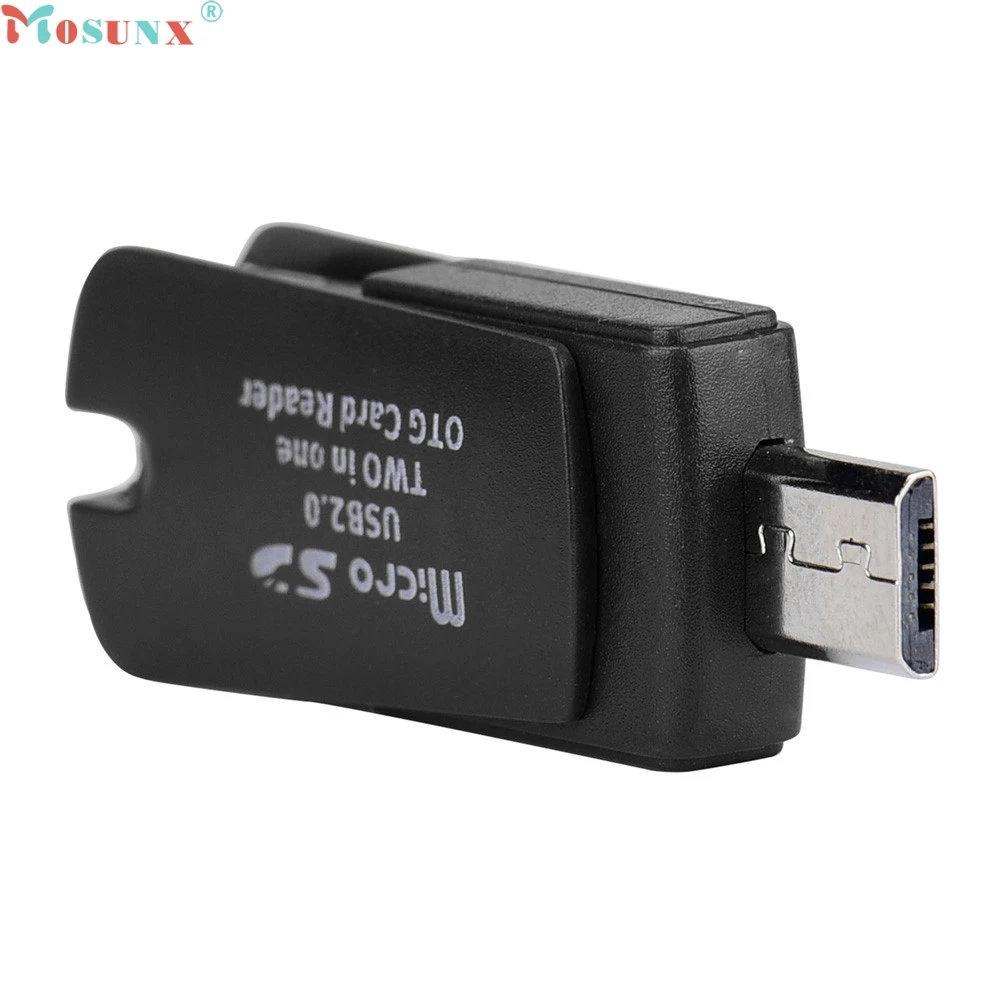 

Mosunx Factory Price High Speed Mini OTG USB 2.0 Micro SD TF T-Flash Memory Card Reader Adapter 0224 Drop Shipping