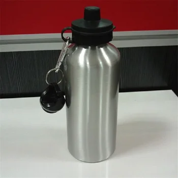 

Cheap 500ml Sublimation Sports Travel Bottles Silver Coated Sublimation Blank Stainless Steel Water Bottle for Customized 60pcs