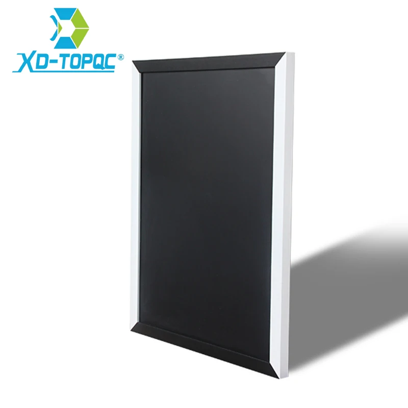 XINDI Magnetic Blackboard MDF Black & White Wooden Frame Home Decorative Drawing ChalkBoard 30*40cm Message Board For Notes