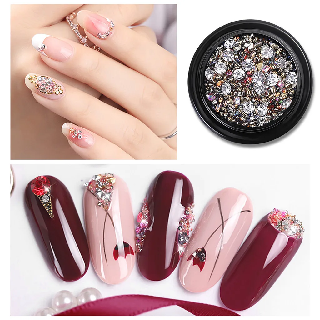 

Nail Crystal Sand Drill SMD Fashion Micro Drill Hybrid Black Box Broken Diamond Nail Decoration DIY*