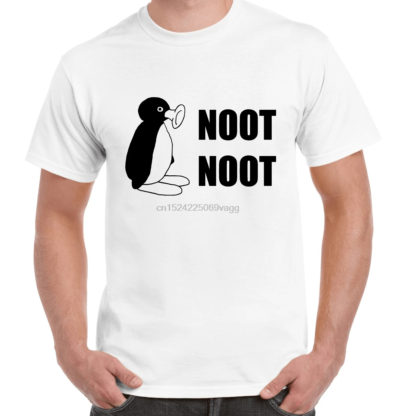 

Pingu Noot Noot t-shirt mens or womans ladies internet funny meme gift present b