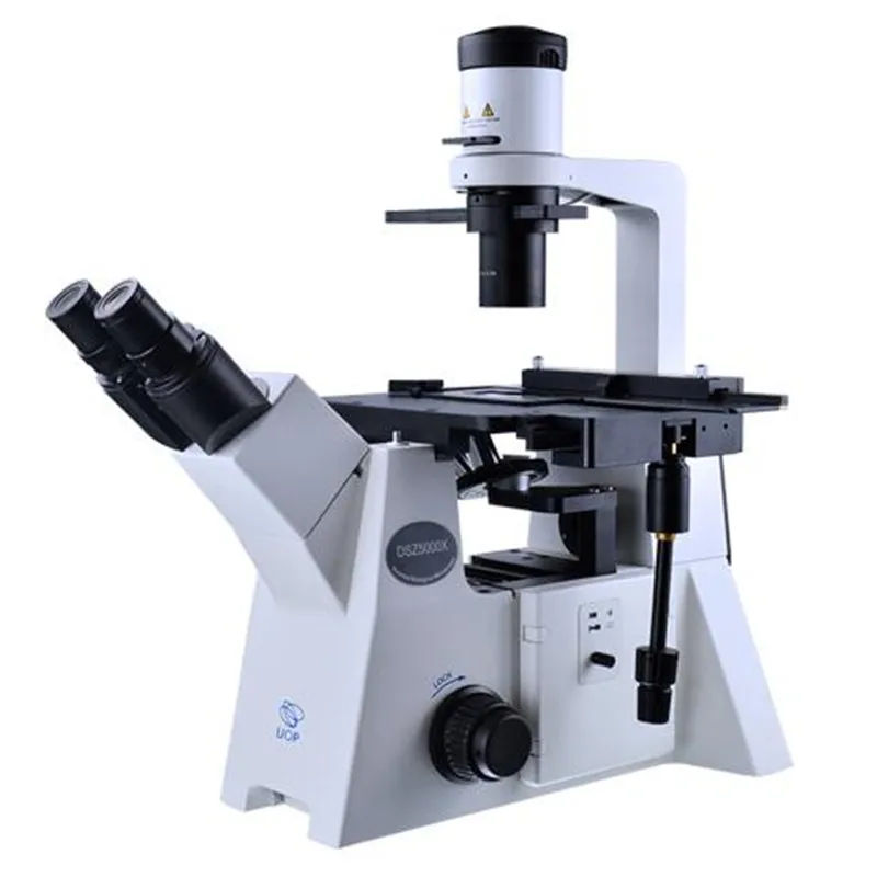 WOFU фабрики FedEx DHL Перевернутый Биологический микроскоп с Ахроматический объекктив 4X 10X 20X 60X DSZ5000X