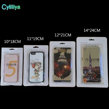 

1000pcs 12*21cm white Zip lock Mobile phone accessories case earphone shopping packing bag OPP PP PVC Poly plastic packaging bag