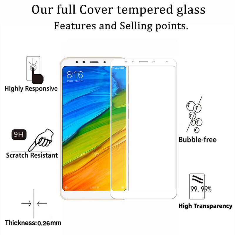 Защитная пленка GonoRack для Xiaomi RedMi 5 Plus 99 дюйма 7 закаленное стекло 9H|screen protector|glass