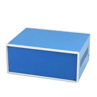 

9.1" x 7.3" x 3.9" Circuit Cable Connect Screw Cover Metal Junction Box