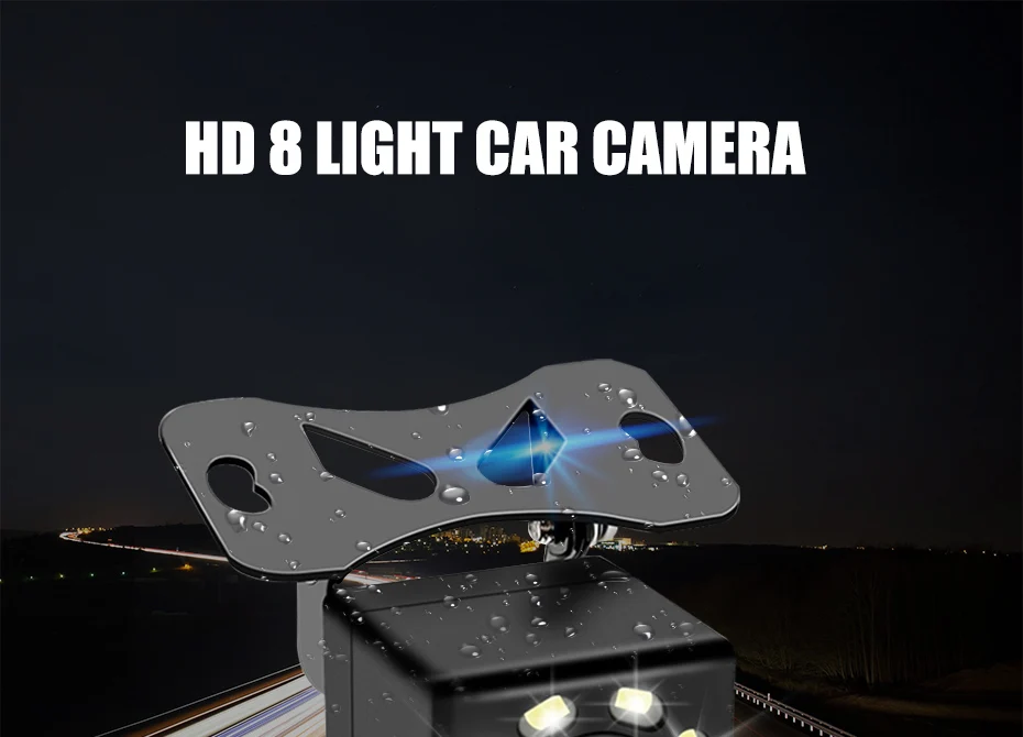 Car Rear View Camera HD Wide Angle Night Vision Waterproof 170 Degree Mini Car Camera Parking Reverse Car Rearview Mirror Camera (7)