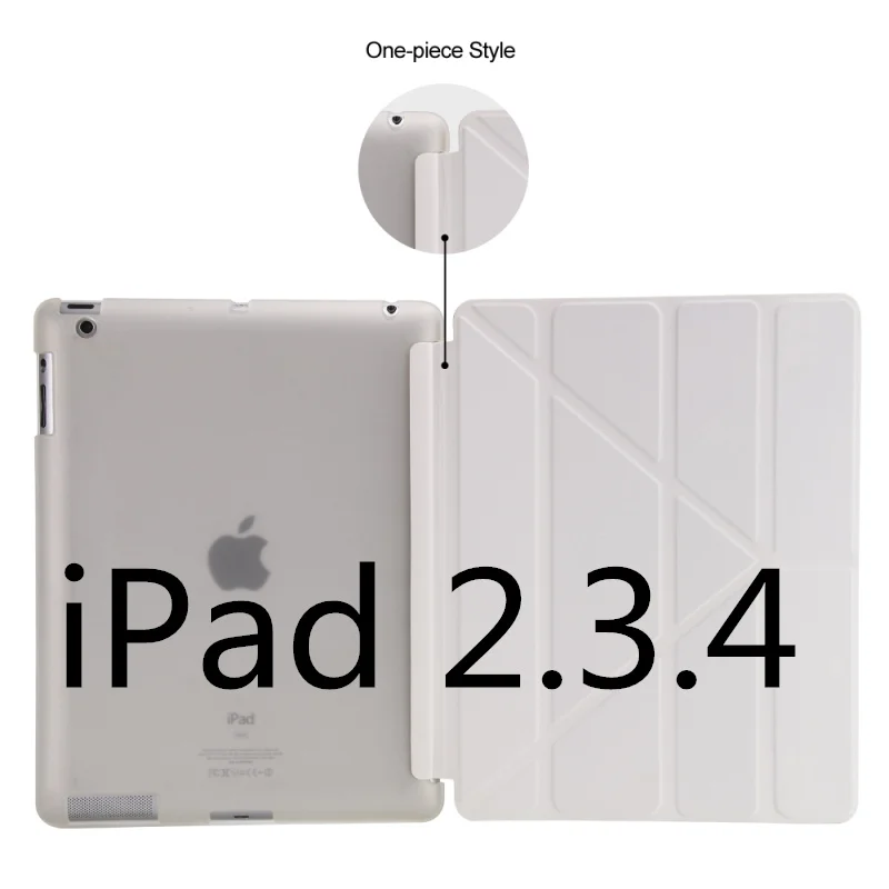 Вертикальный жесткий и мягкий силиконовый чехол из ТПУ для apple ipad 2 3 4 smart cover 4 с подставкой pu кожаный чехол