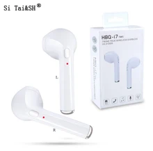 Discount! HBQ I7 TWS Twins Wireless Earphone Earbuds Mini Bluetooth V4.2 DER Stereo Headset Sports Headphone For iPhone 7 Android Xiaomi