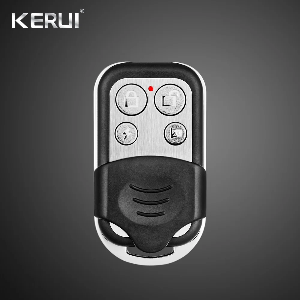 Армейский зеленый KERUI RC528 металлический портативный пульт дистанционного управления 433 МГц, аксессуары для сигнализации, пульт управления для домашней системы безопасности, сенсорная клавиатура - Цвет: Армейский зеленый
