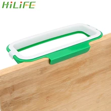 HILIFE Hangable Umweltschutz Lagerung Rack Schrank Tür Zurück Trash Rack Müll Tasche Halter Haushalt küche Werkzeuge