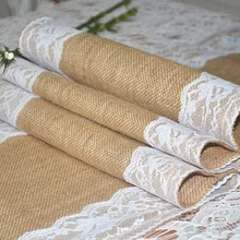 jute table runner & burlap table runner & lace table runner for wedding decoration Free Shipping 60 pcs цена jute table runner & burlap table runner & lace table runner for wedding decoration Free Shipping 60 pcs цены онлайн