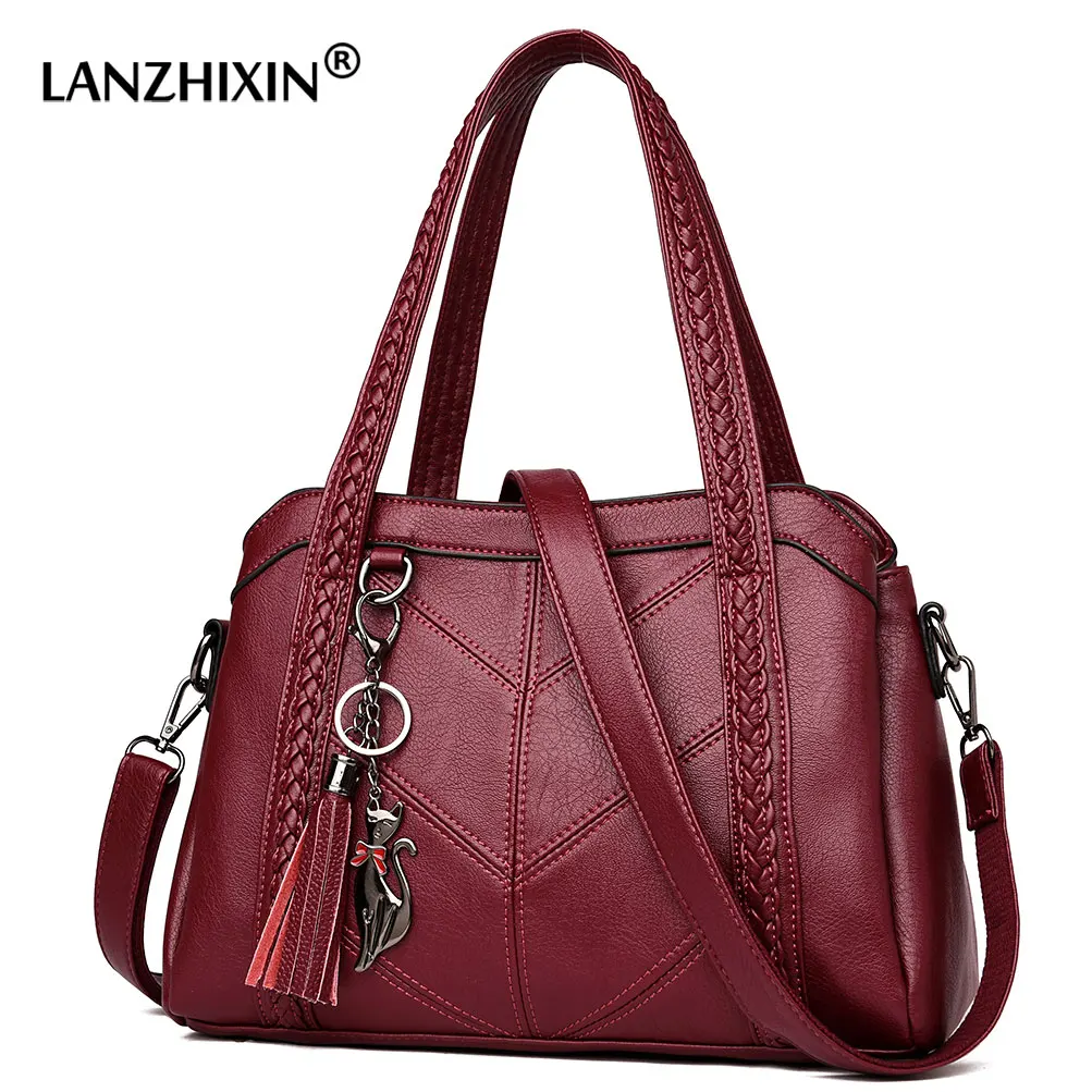Luxury Handbags Women Bag Designer Leather Handbags Sac A Main Women Crossbody Messenger Bag Casual Tote Sac Shoulder Bag Female|Shoulder Bags| -…