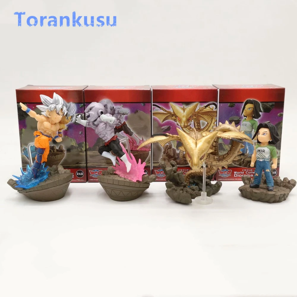 veelbelovend selecteer melk Dragon Ball Super Goku Jiren Shenron Action Figures Figurine PVC WCD Hot  Toys Anime Dragon Ball Z Goku Android 17 4pcs/set PG| | - AliExpress